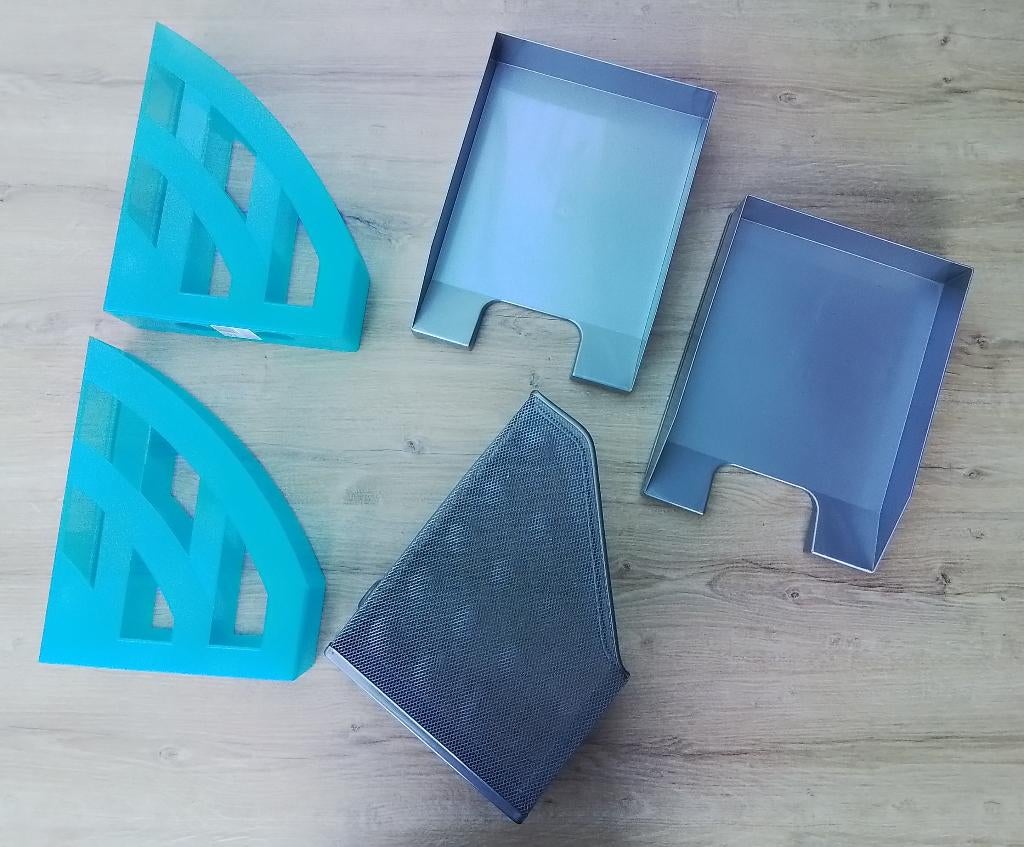 Bureaugerief: sorteerbakjes, tijdschrift/papierhouders..., Ophalen of Verzenden, Gebruikt