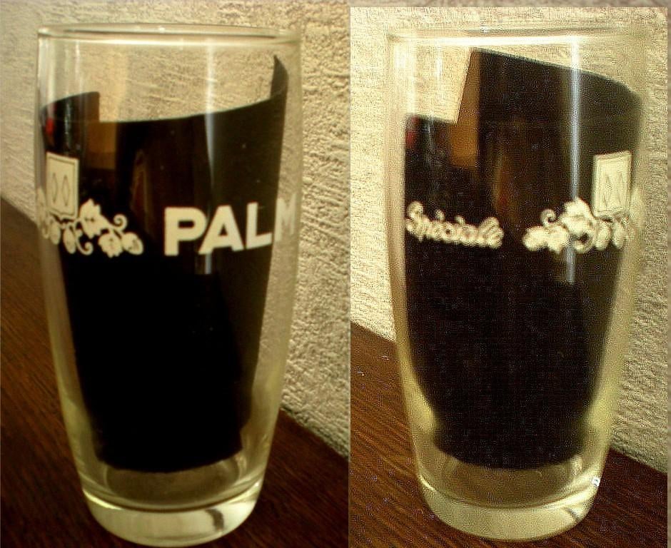 PALM  Nr 2, Collections, Marques de bière, Enlèvement ou Envoi, Comme neuf, Verre ou Verres, Palm
