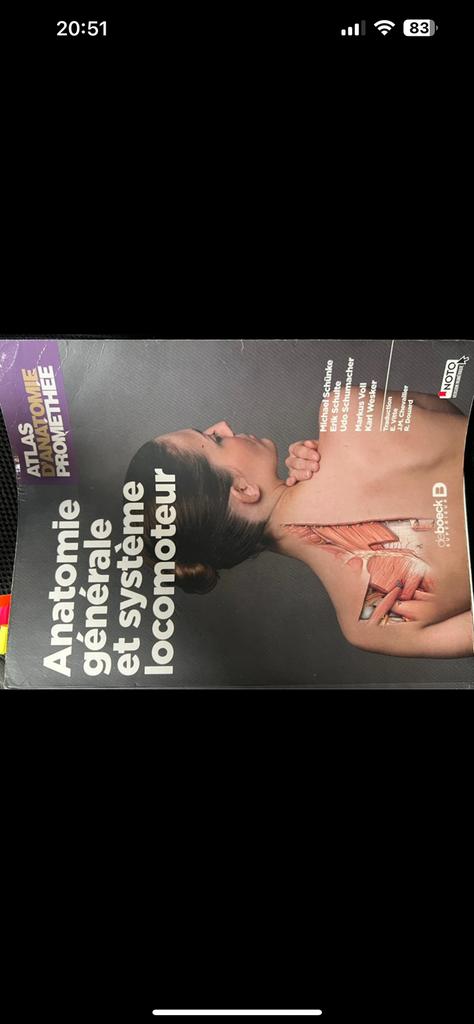 Anatomie general et systeme locomoteur, Enlèvement ou Envoi, Utilisé, Autres sciences