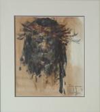 ROGER VAN BELLEGHEM / CHRISTUS / ORIGINEEL WERK / 77x71cm, Enlèvement