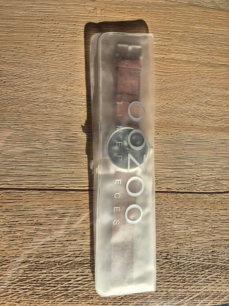 (Heren) horloge Oozoo, Overige merken, Leer, Staal, Polshorloge