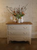 MOOIE KAST MET 3 GROTE LADEN, Huis en Inrichting, Kasten | Ladekasten, Ophalen, Gebruikt, 100 tot 150 cm, Eikenhout