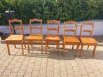 5 anciennes chaises de Herve, Maison & Meubles, Chaises, Autres couleurs, Enlèvement, Herve, Bois