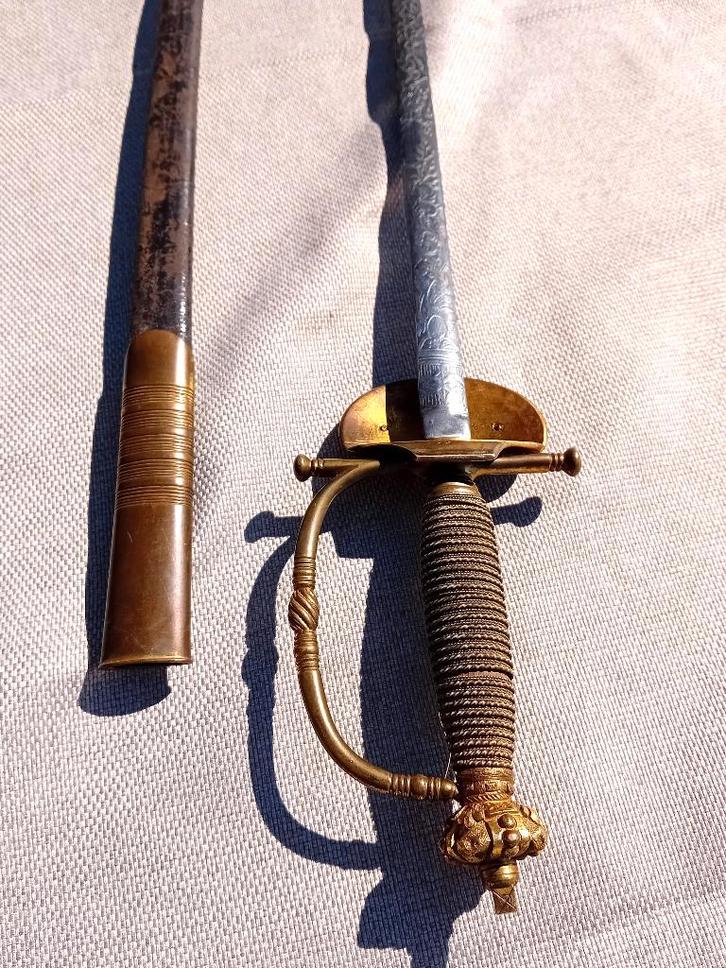 Luxueuze degen VR Queen Victoria WOI, DODD London, Verzamelen, Militaria | Algemeen, Landmacht, Zwaard of Sabel, Ophalen of Verzenden