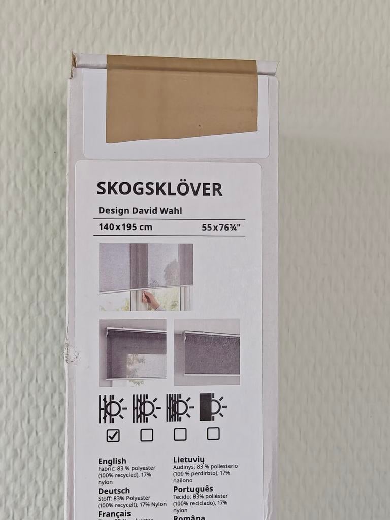 Rolgordijn Grijs, 150 tot 200 cm, Nieuw, Ophalen of Verzenden, Grijs