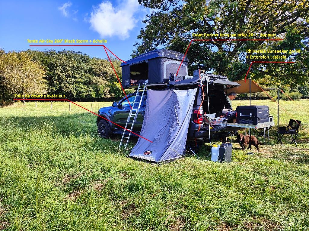 Tente de toit et accesoires, Caravanes & Camping, Enlèvement, Comme neuf