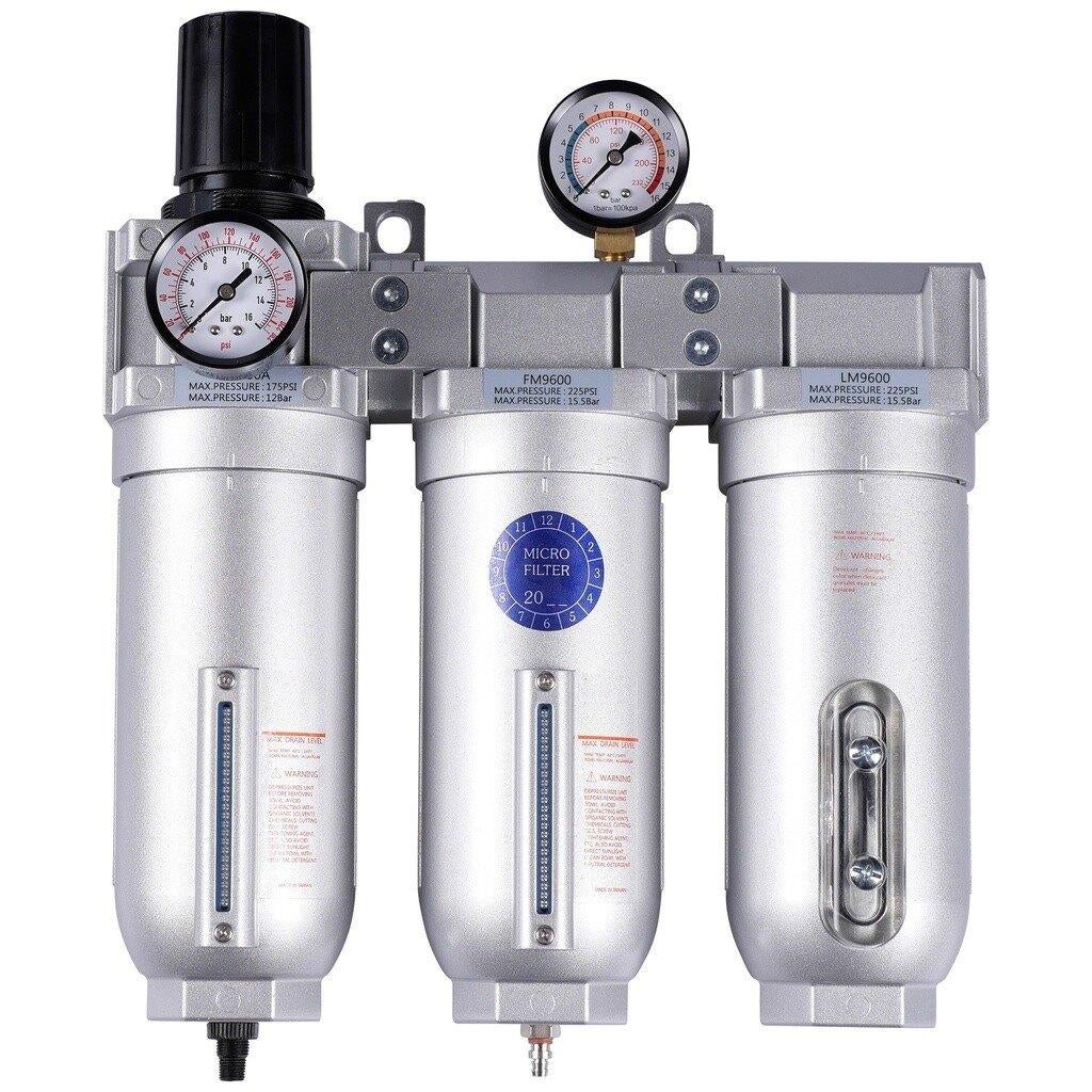 3-Stage lucht filter droger systeem 1/2 inch, Verzenden