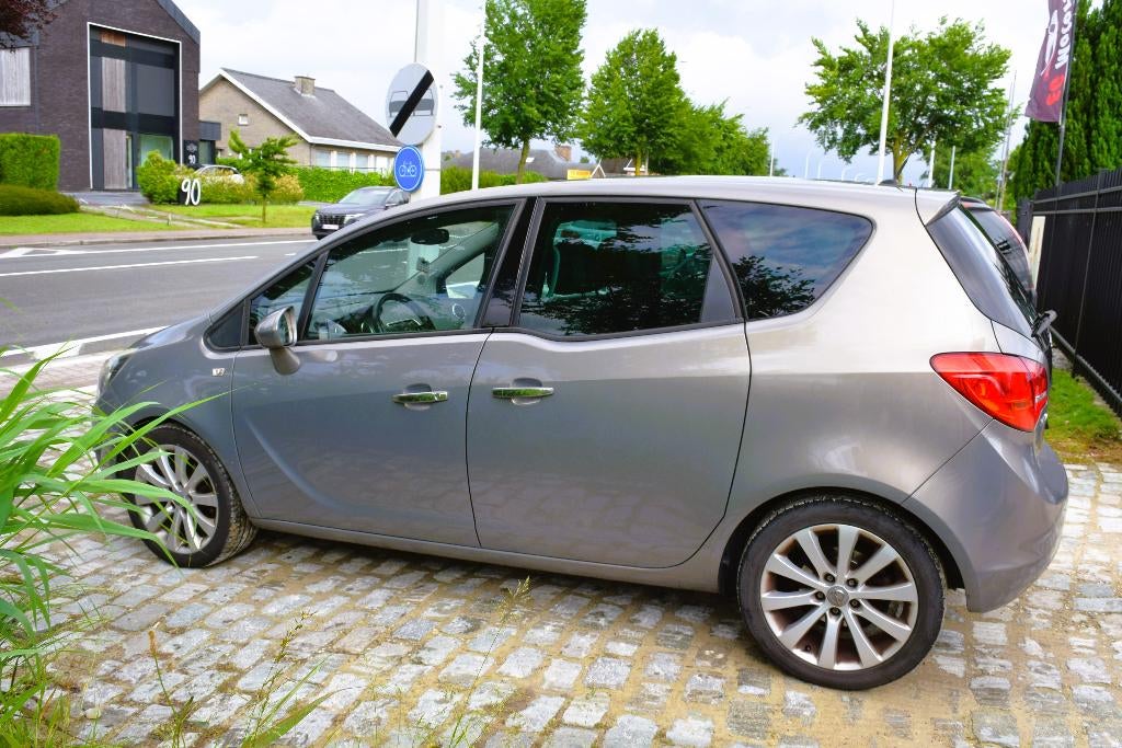 Opel Meriva 1.4Turbo/Cosmo/Leder/GARANTIE, Auto's, Voorwielaandrijving, Euro 5, Monovolume, Zwart