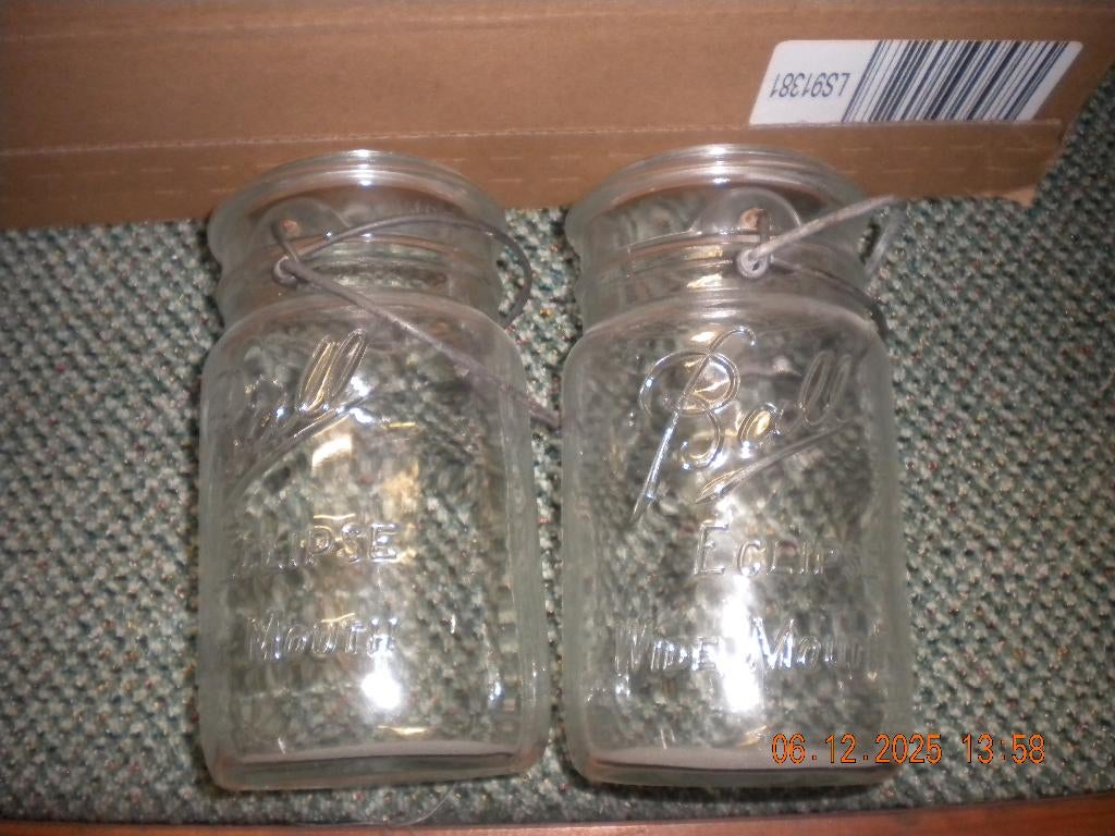 Glazen steriliseerbokalen zonder deksel, Ophalen