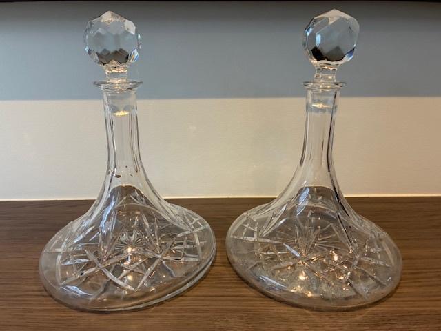 Scheepskaraffen en fijne karaf, Antiek en Kunst, Antiek | Glaswerk en Kristal, Ophalen