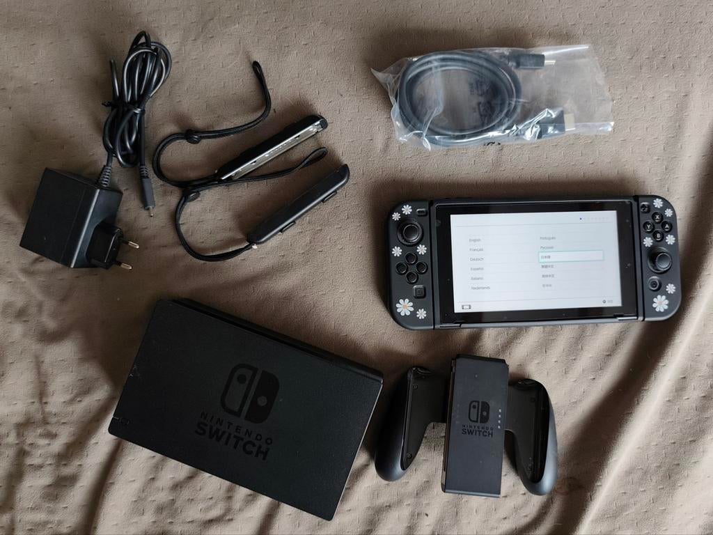 Nintendo Switch v2 complete set + accessoires + in doos, Enlèvement ou Envoi
