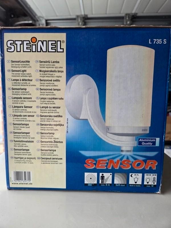 Steinel buitenlamp, Tuin en Terras, Buitenverlichting, Nieuw, Led strip, Aluminium, 50 tot 250 watt, Netvoeding, Bewegingssensor