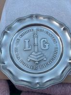 Assiette etain police avec certificat, Enlèvement