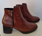 Damesbotjes cognac - Mt 39, Neuf, Enlèvement ou Envoi, Cypres, Boots et Botinnes