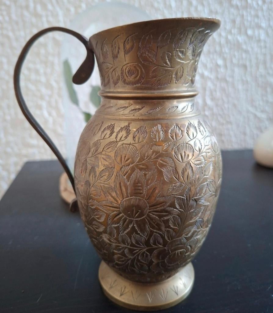 Cruche, laiton, Antiquités & Art, Antiquités | Étain, Enlèvement