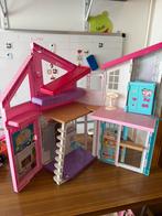 Barbiehuis, Kinderen en Baby's, Speelgoed | Poppenhuizen, Ophalen, Zo goed als nieuw