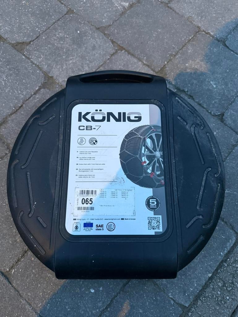 Chaines König CB-7 065, Autos : Divers, Chaînes, Enlèvement, Comme neuf