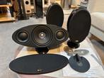 KEF HT3000 center + 2x sateliet speakers zwart