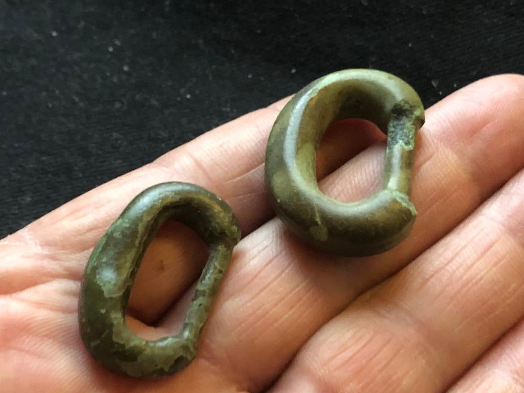 BODEMVONDST Romeinse RIEMGESPEN brons super conservering +++, Antiquités & Art, Curiosités & Brocante, Enlèvement ou Envoi