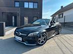 Mercedes C200 AMG Cabrio Benzine | Navi | Led | Garantie, Auto's, 4 zetels, 4 cilinders, Cabriolet, Zwart