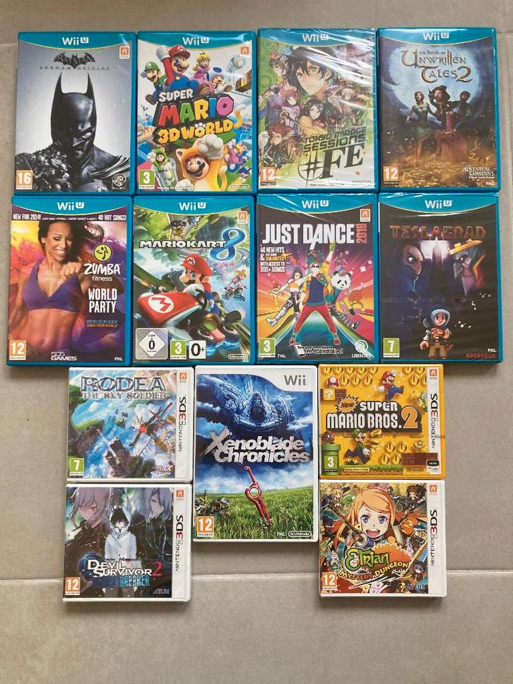 Wii U en 3DS games, Consoles de jeu & Jeux vidéo, Jeux | Nintendo Wii U, Comme neuf, Enlèvement