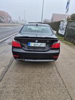 BMW 520i - Automaat, Auto's, Zwart, Navigatiesysteem, Zwart, Leder
