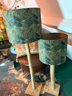 2 lampen eucalyptus hout, Ophalen, Zo goed als nieuw