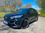 Hyundai Tucson 1.6 t-gdi isg n-line 2wd dct-7 5d 130kw, Auto's, Hyundai, Gebruikt, Leder en Stof, Zwart, Bedrijf