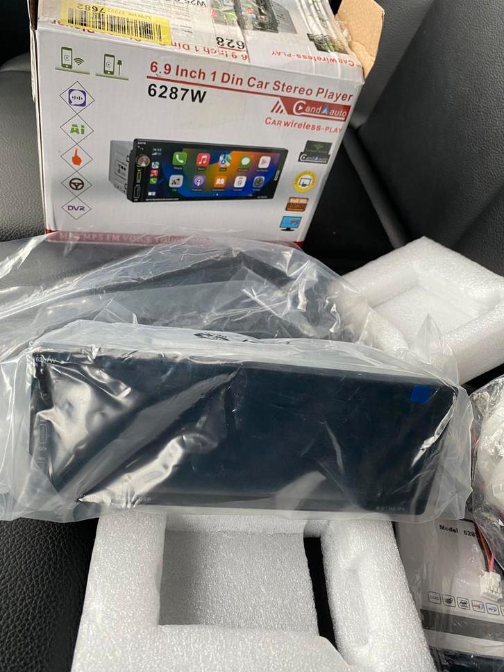 Autoradio CarPlay, Audio, Tv en Foto, DVD spelers, Nieuw, Ophalen of Verzenden