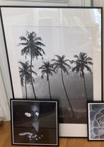 Grand cadre et affiche 62x90cm, Maison & Meubles, Enlèvement, Comme neuf