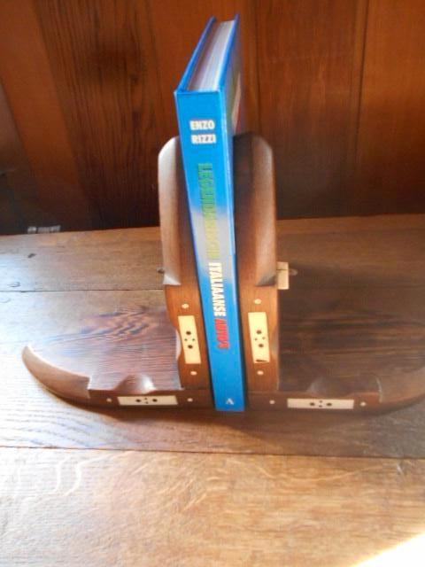 kongo jaren 50 boekensteunen wenge, Antiek en Kunst, Kunst | Niet-Westerse kunst, Ophalen of Verzenden