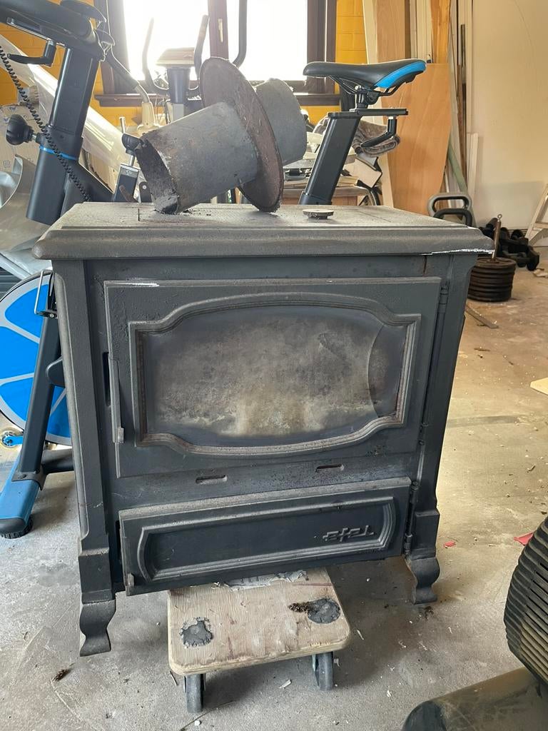 Efel kachel, Ophalen, Gebruikt, Vrijstaand, Allesbrander