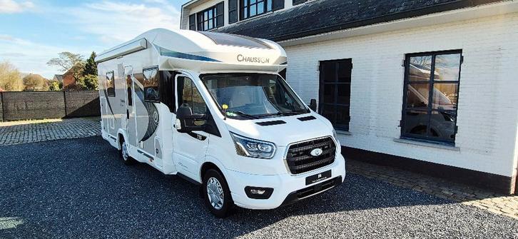 Ford Chausson 720 Titanium Premium-LED-Trekhaak-Camera-, Caravans en Kamperen, Mobilhomes, Bedrijf, tot en met 6, Chausson, Ford
