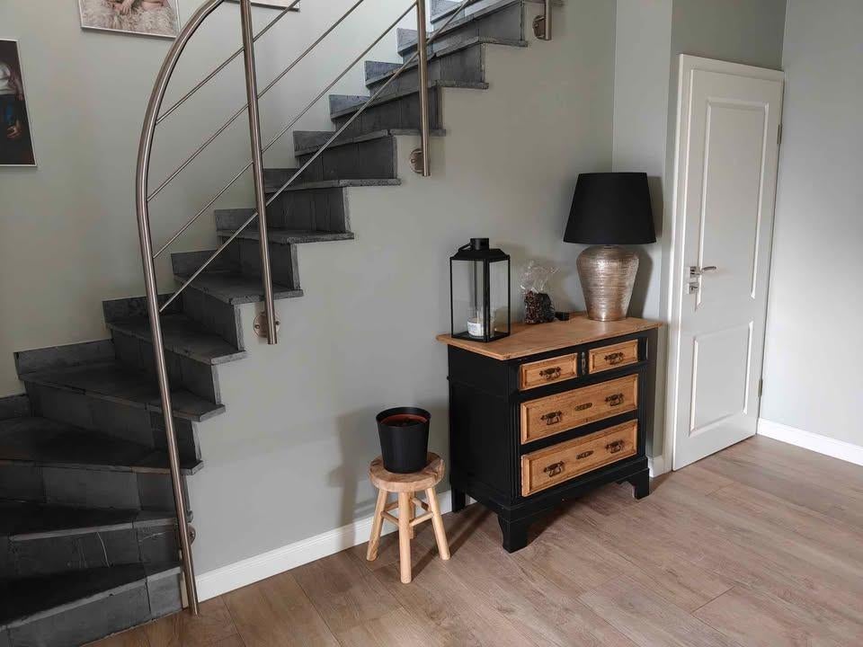 Houten dressoir, rustiek vintage 95*45*85 cm houten, Antiek en Kunst, Antiek | Meubels | Kasten, Ophalen of Verzenden