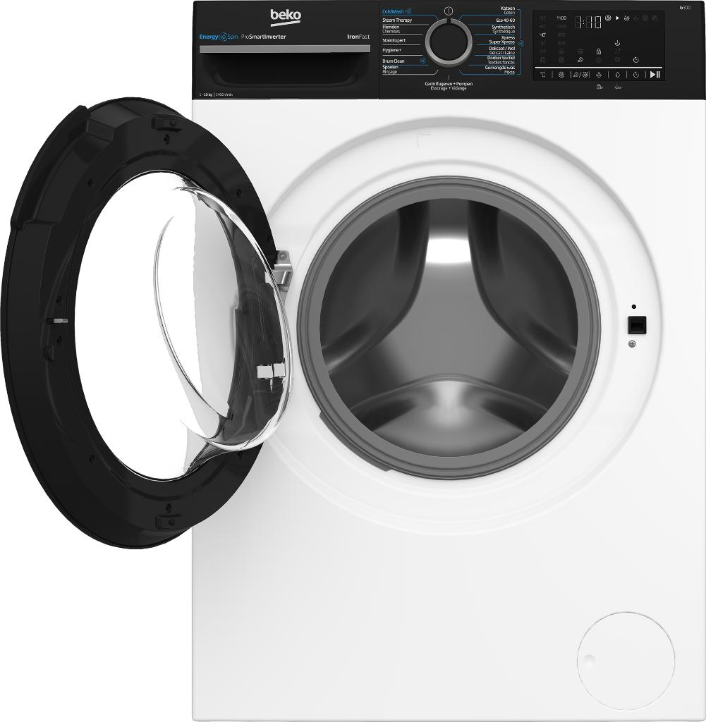 Wasmachine's A klasse 10 kg Merk Beko type WFU-41041B, Ophalen, 1200 tot 1600 toeren, 10 kg of meer, Nieuw