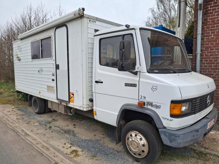 Camper mercedes, Caravans en Kamperen, Mobilhomes, Particulier, Mercedes, Douche, Ophalen