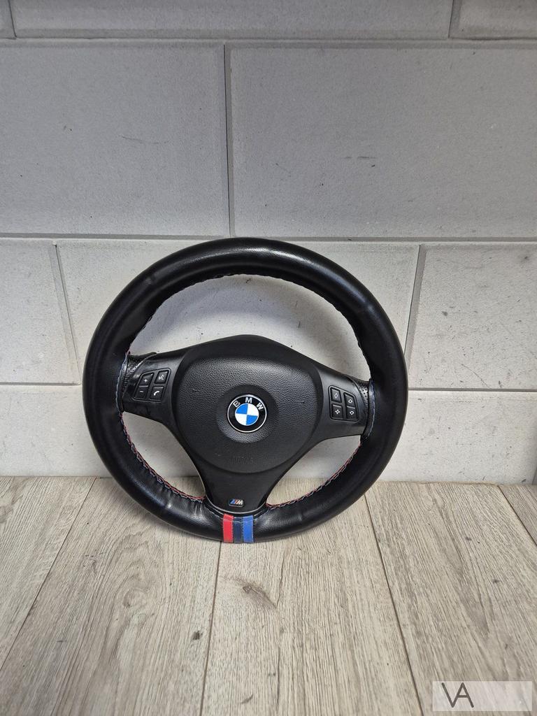 BMW 1 serie E87 3 E90 stuur met airbag M M3 bekleed €200, Auto-onderdelen, Besturing, BMW, Gebruikt, Ophalen of Verzenden
