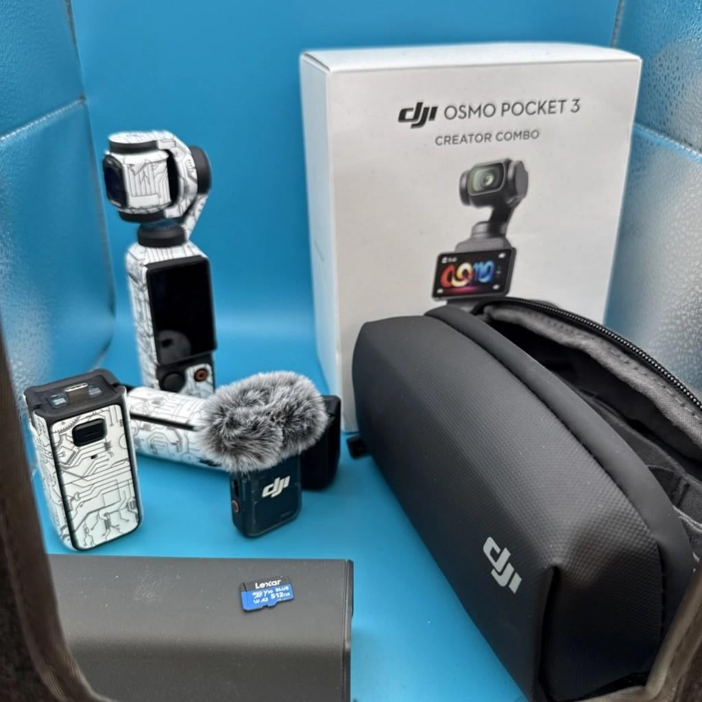 DJI Osmo Pocket 3 Creator Combo 4K, TV, Hi-fi & Vidéo, Caméras action, Enlèvement ou Envoi, Utilisé, Autres marques