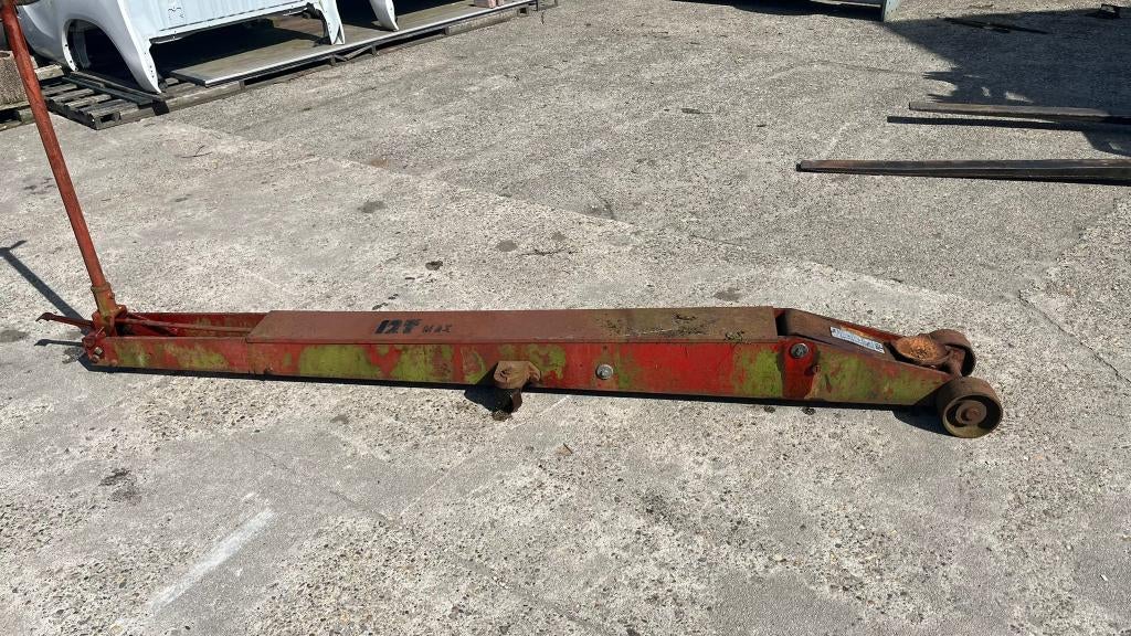 Lange garagekrik 12T FAV professioneel, Auto diversen, Krikken, Gebruikt, Schaarkrik, Hydraulisch, Ophalen