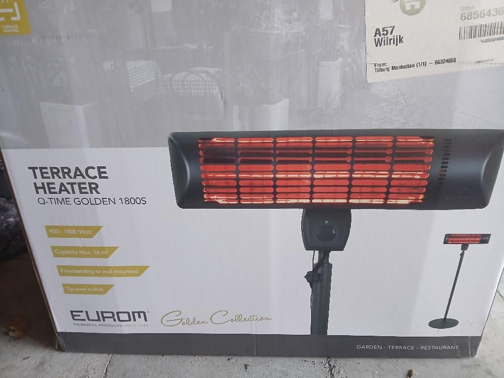 Terrasverwarmer, Ophalen, Nieuw, Elektrisch