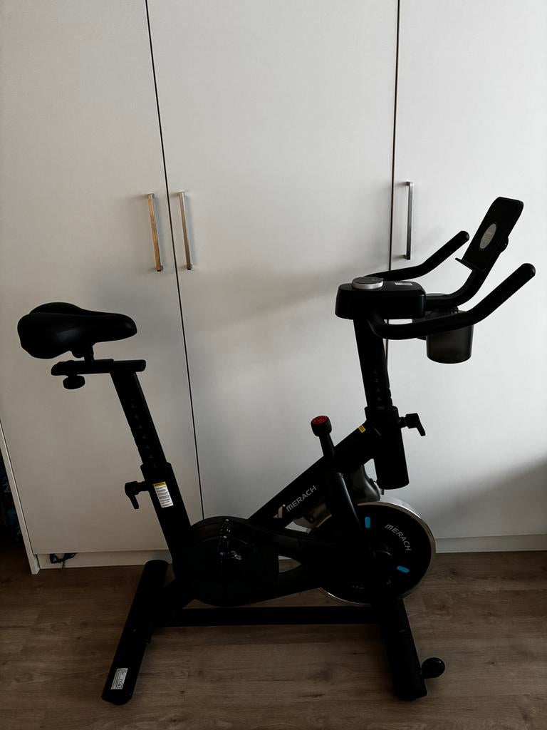 Vélo d'exercice magnétique Merach MR-S26B1 avec écran LCD, Enlèvement, Comme neuf, Métal, Vélo d'appartement
