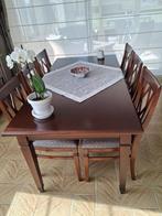 Volledige Eetplaats in kerselaar - zeer mooie staat, Huis en Inrichting, Complete eetkamers, Ophalen, Zo goed als nieuw, Kerselaar