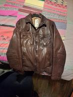 Lederen vest, Vêtements | Hommes, Vestes | Été, Comme neuf, Brun, Enlèvement, ?