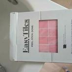 EasyTiles roze zelfklevende wandtegel Mundano - 7 stickers, Overige materialen, Wandtegels, Nieuw, Ophalen of Verzenden