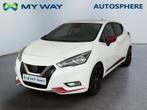 Nissan Micra N-Line*GPS*Bluetooth*Clim auto*Capteurs Ar, 898 cc, Wit, 66 kW, Navigatiesysteem