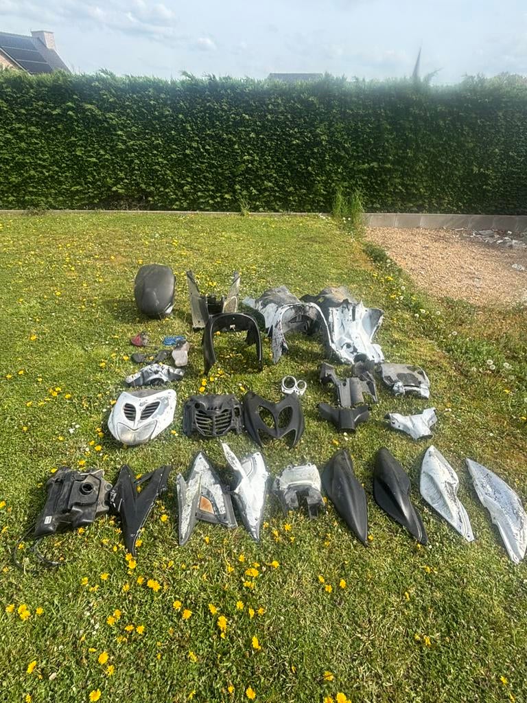 Aerox kappen 2003, Fietsen en Brommers, Ophalen, Tweetakt, Gebruikt, Aerox