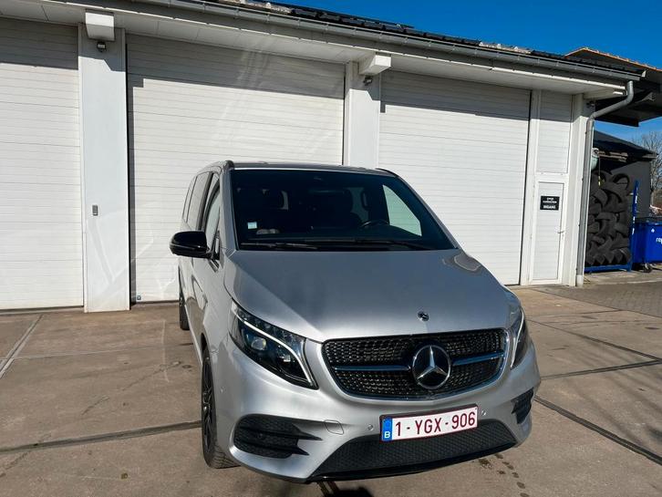 Mercedes V-Klasse V300d AMG 2023 dubbele cabine, Auto's, Mercedes-Benz, Particulier, V-Klasse, 360° camera, ABS, Achteruitrijcamera