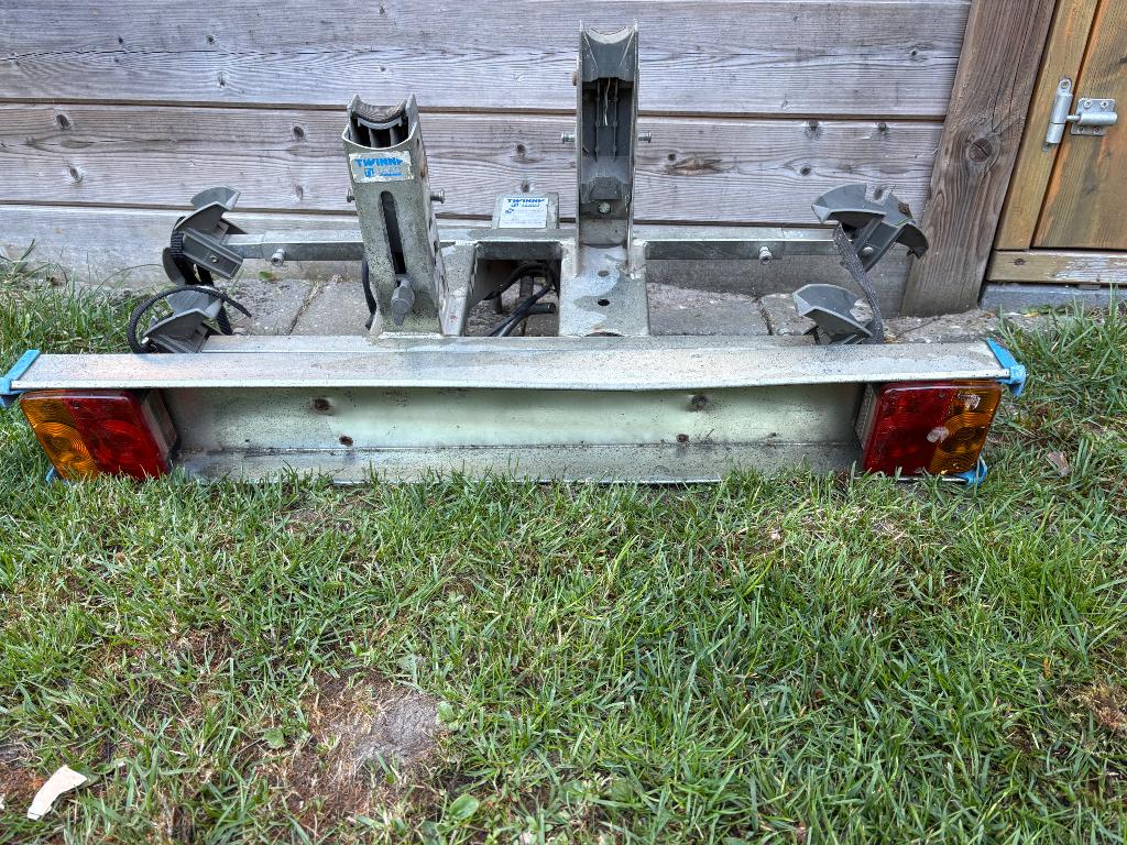 Fietsendrager twinny load, Ophalen, Gebruikt, Elektrische fiets, 2 fietsen