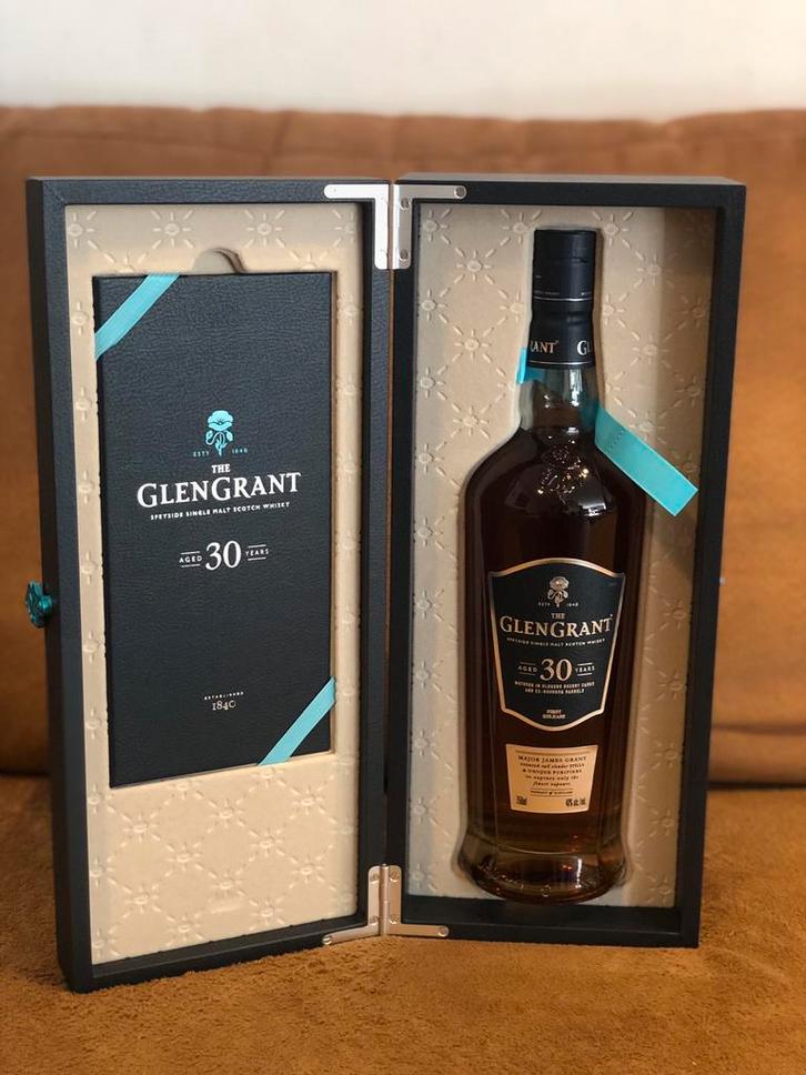 Whisky,Glen Grant 30y Old Single Malt - First release., Verzamelen, Wijnen, Nieuw, Vol, Ophalen of Verzenden