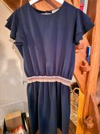 Damesjurk blauw lichte leuke stof, Kleding | Dames, Jumpsuits, Ophalen of Verzenden, Zo goed als nieuw, Maat 42/44 (L), Blauw